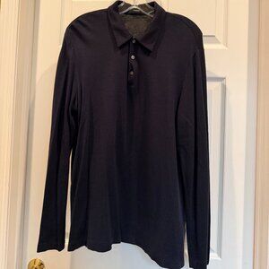 Theory Collared Shirt 3 Button Closure